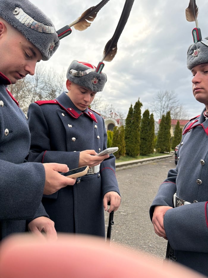 Bulgarian National Guard ceremonies documented at Sofia military academy