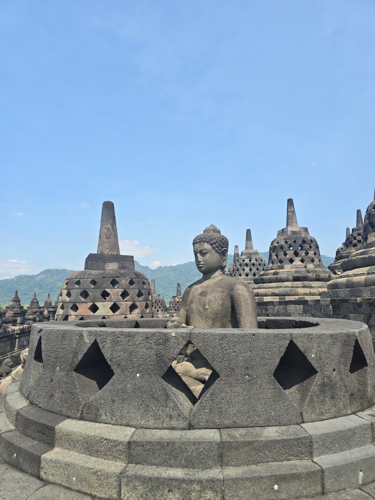 Dawn documentation of Borobudur Temple captured from multiple angles