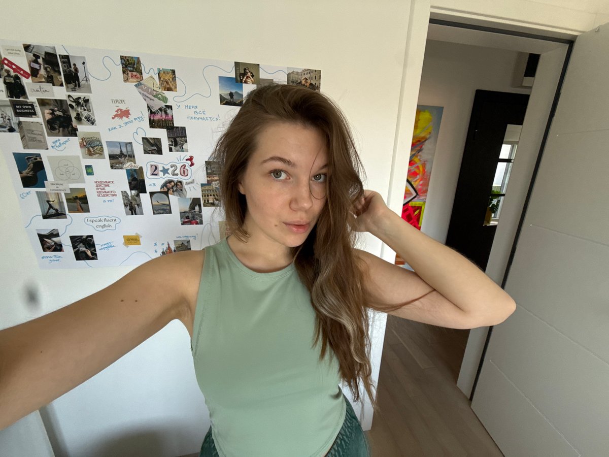 Woman's morning routine captured in Vozdovac residential area