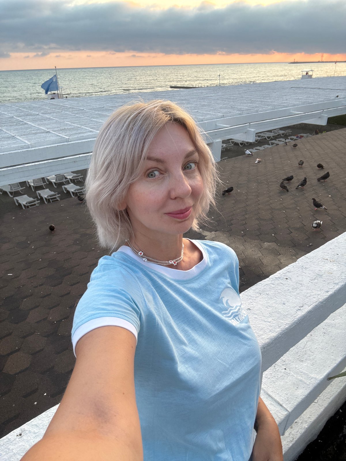 Late afternoon along the Sochi Black Sea waterfront