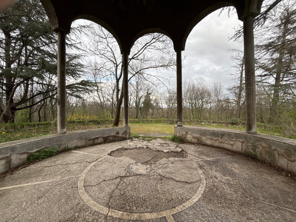 Abandoned gazebo spotted in Dimitrovgrad park