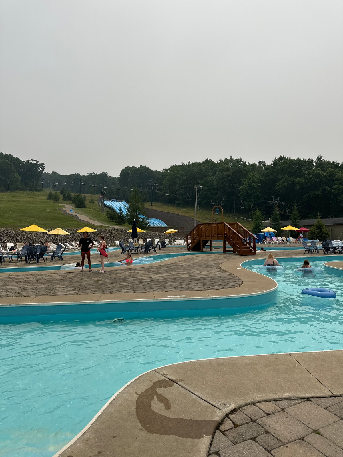 Lazy river, water slides, and polar bears at a Scranton water park
