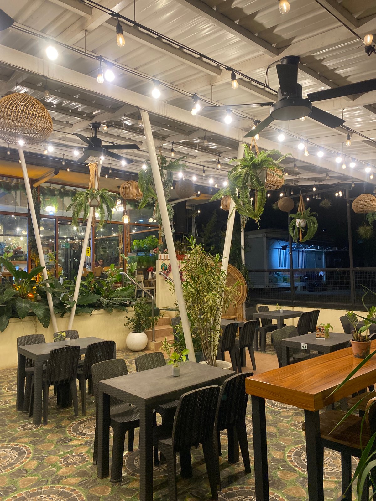 Evening cafe visit documented in Davao City, Philippines