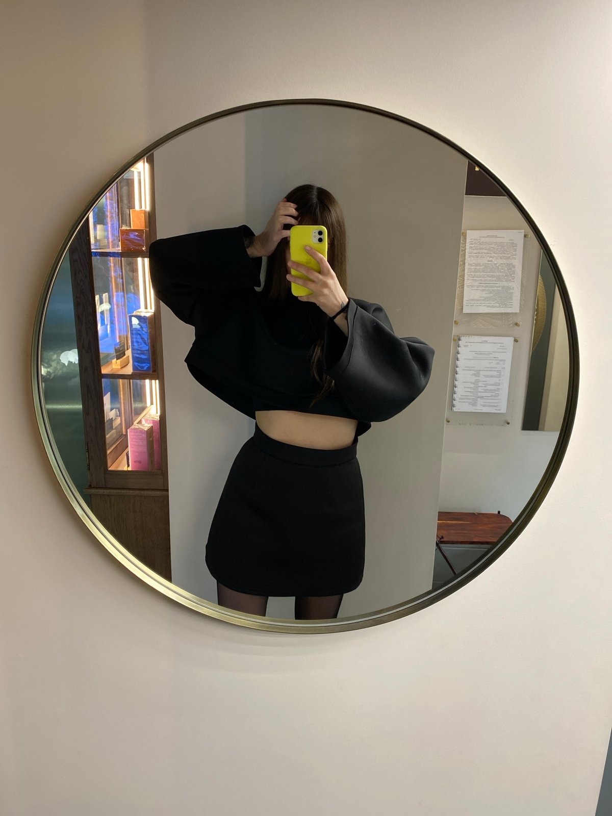 Mirror selfie and heavy rain captured minutes apart in Votkinsk