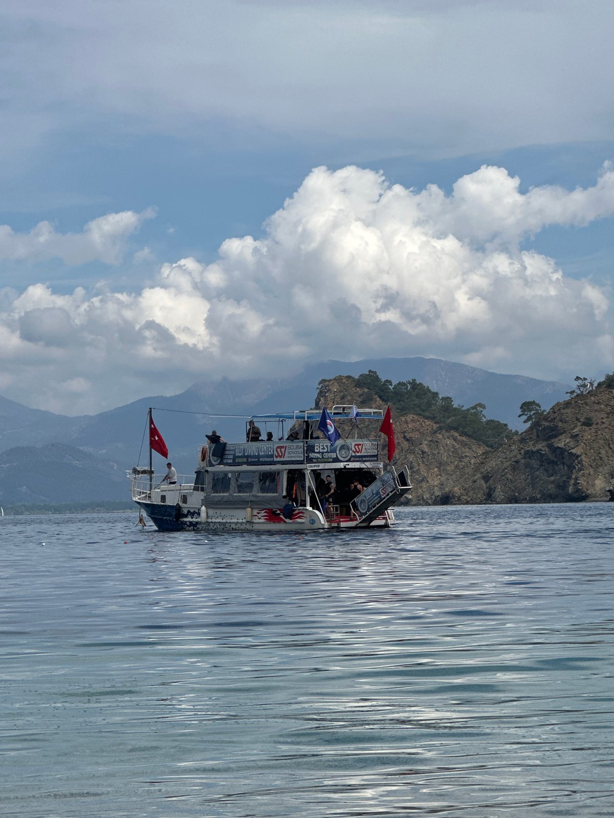 Diving boat CALIPSO spotted cruising Turkish coastal waters