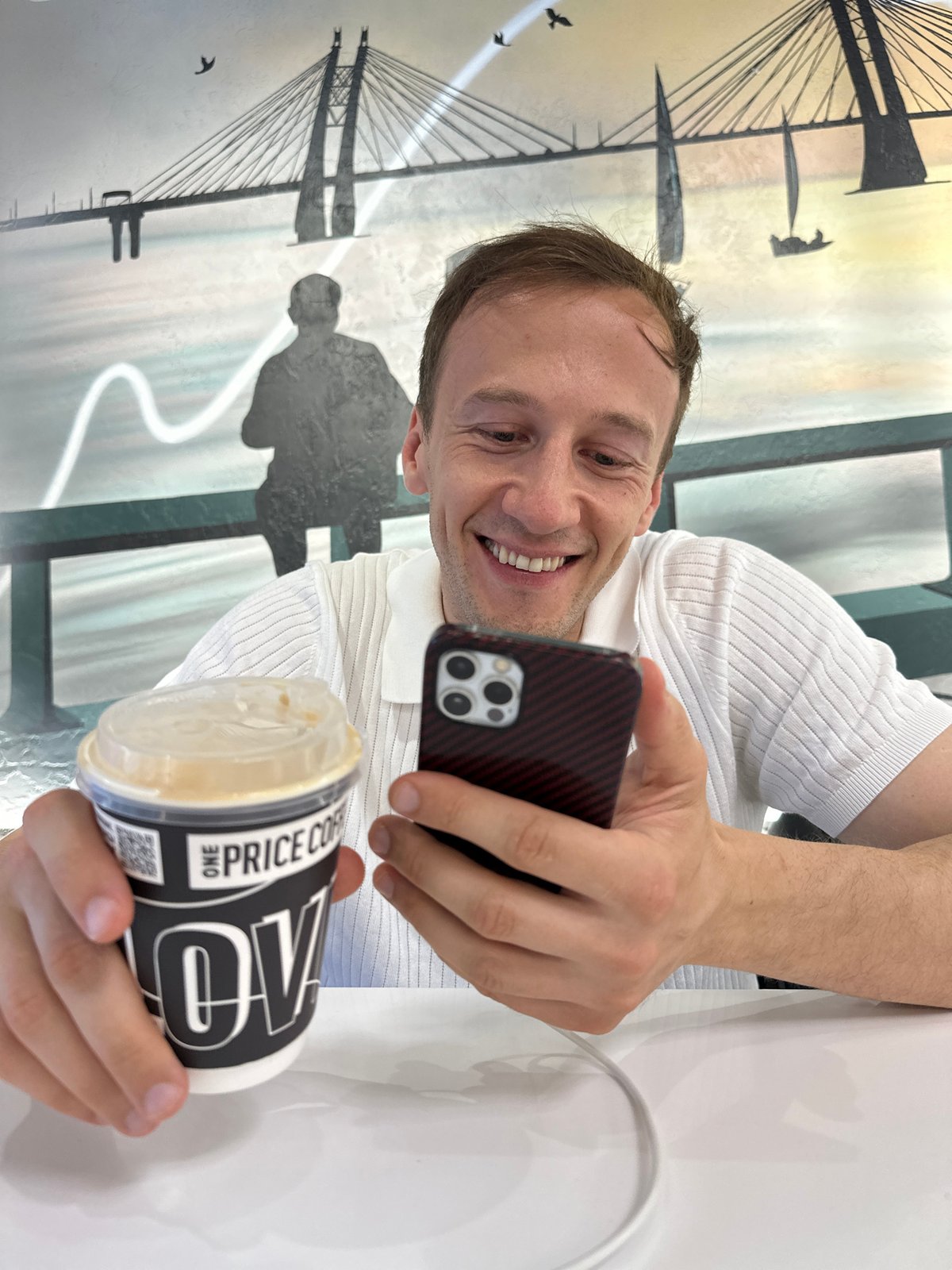 Afternoon coffee run and metro rides around Saint Petersburg