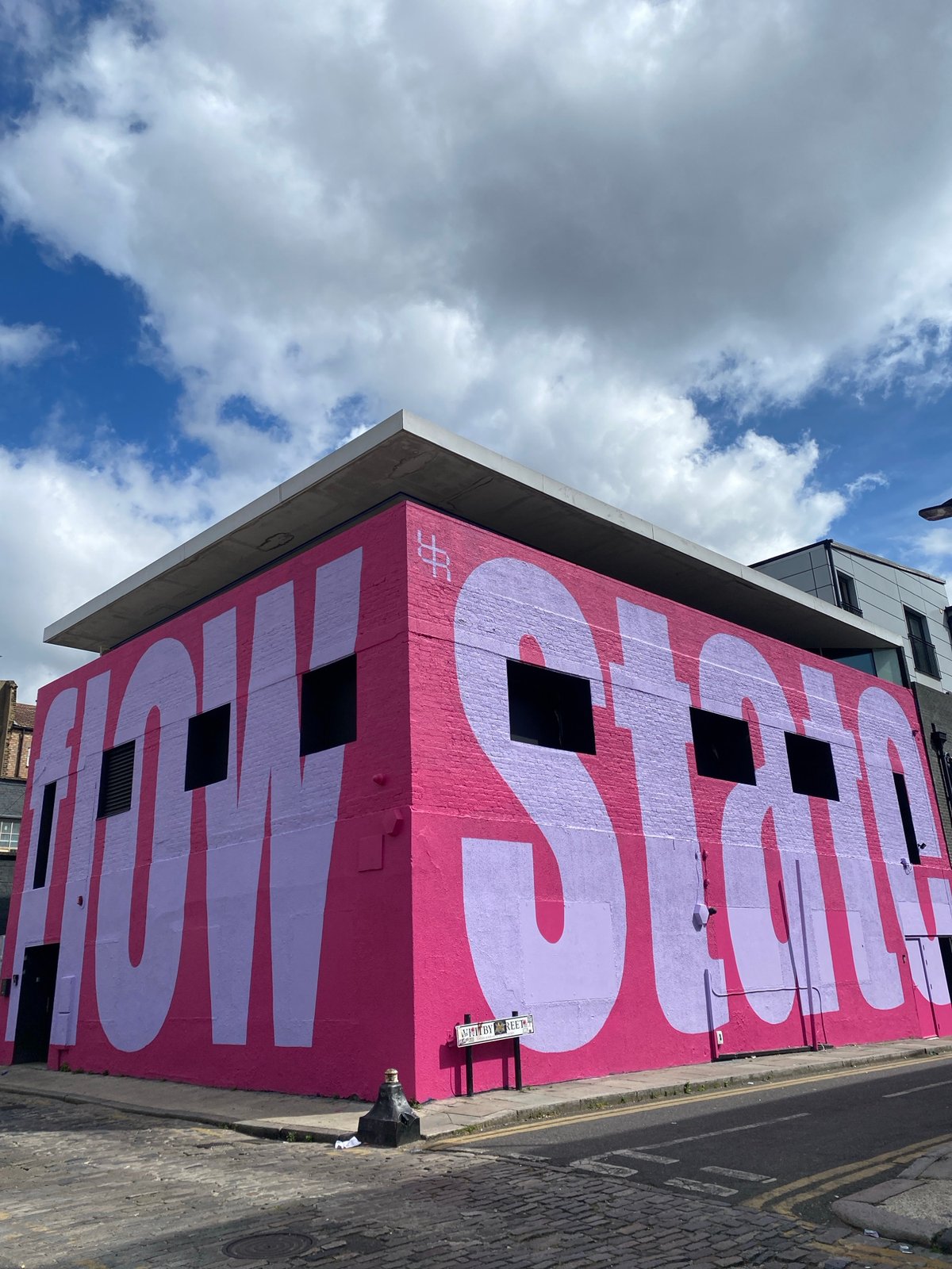 Street advertising and murals observed in London