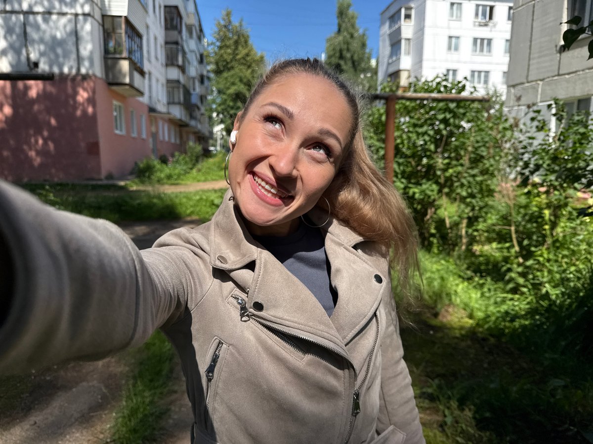 Summer morning life in Chaikovsky's parks and neighborhoods