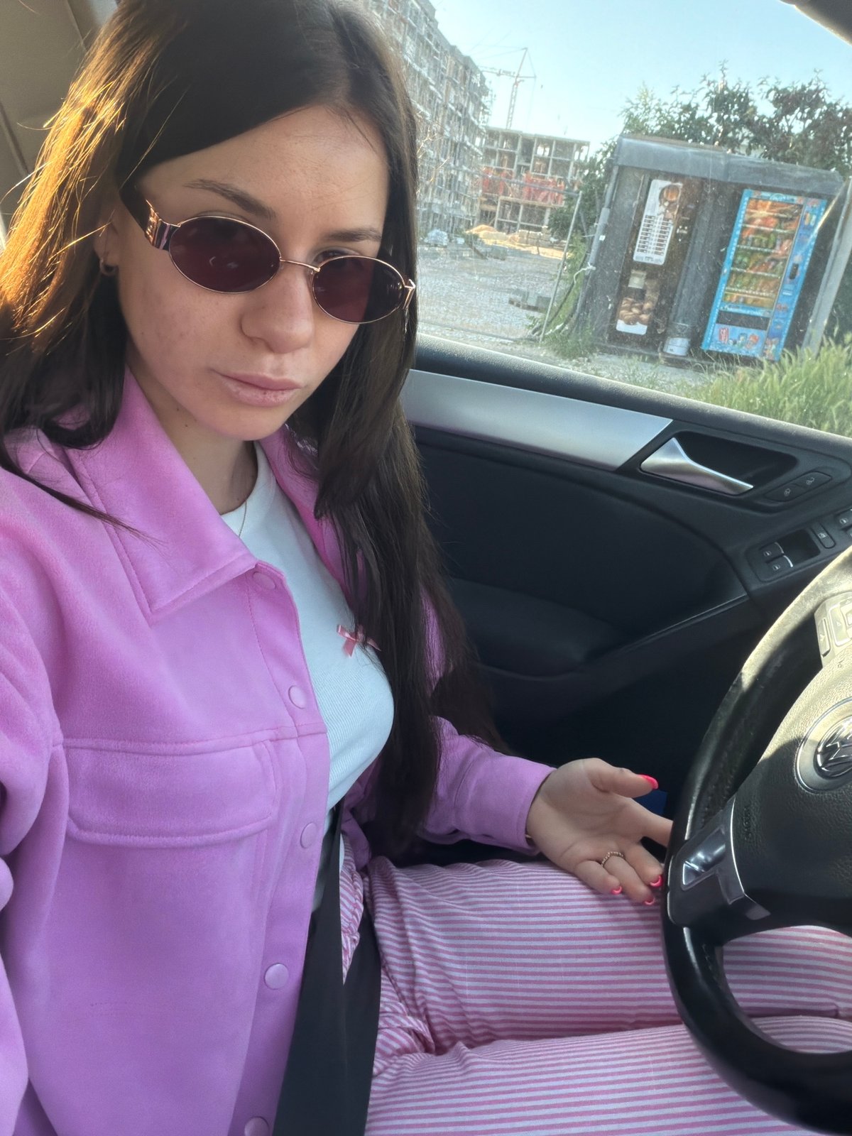 Woman observed in car near construction site in Plovdiv