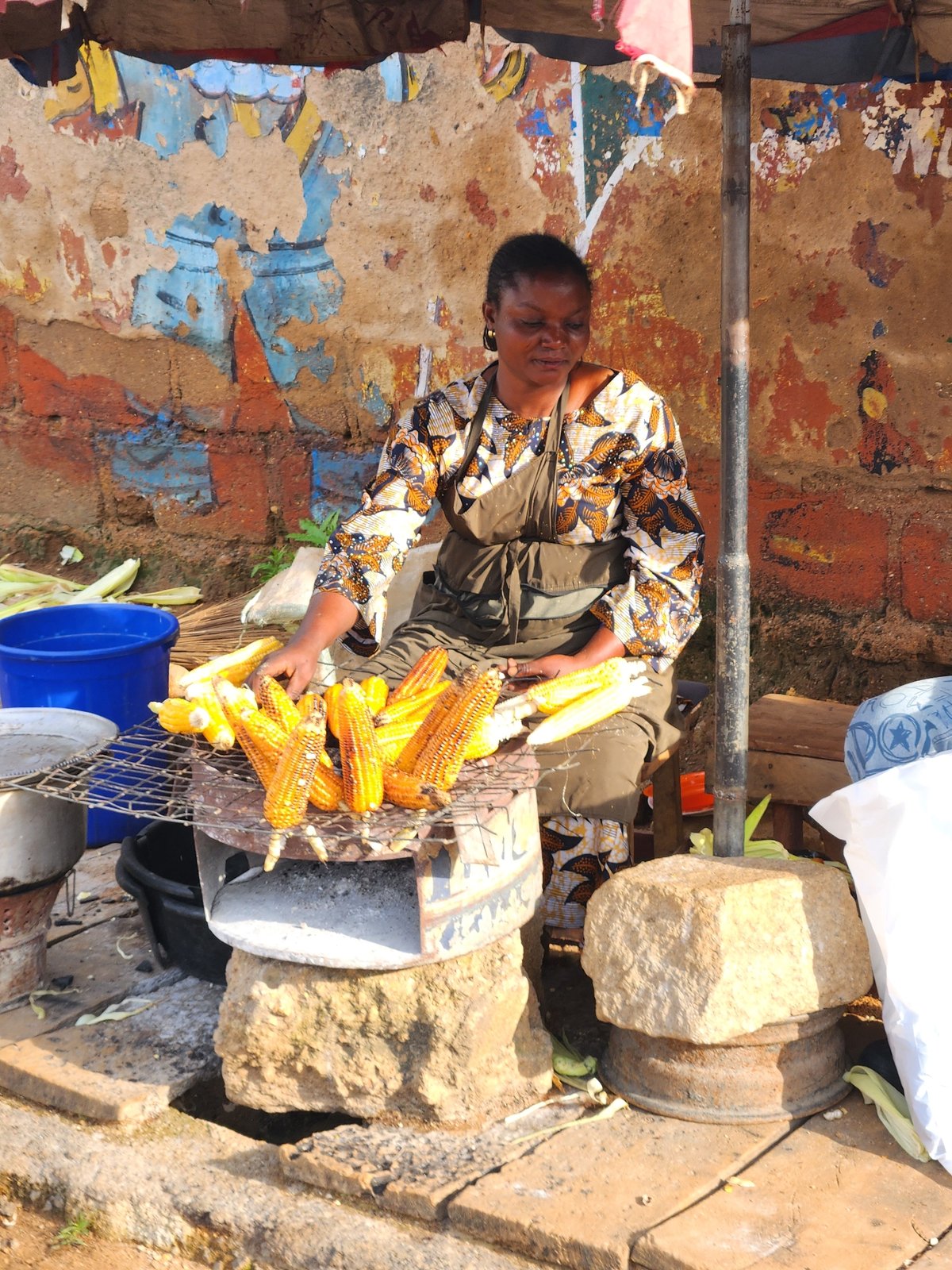 Everyday street life and trade in Jos, Nigeria