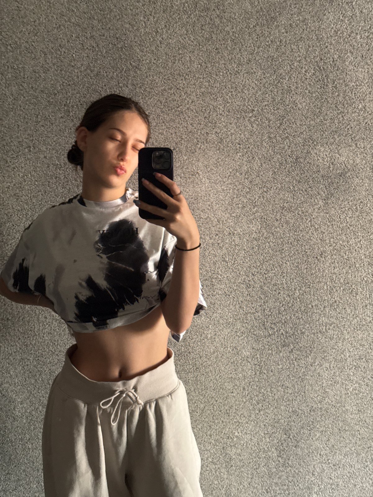 Person takes mirror selfies at Sofia residence