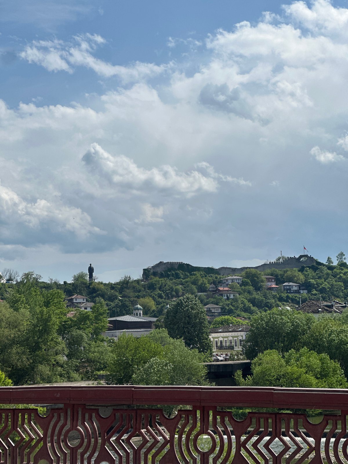 Tourist documents sights and meal during afternoon in Lovech