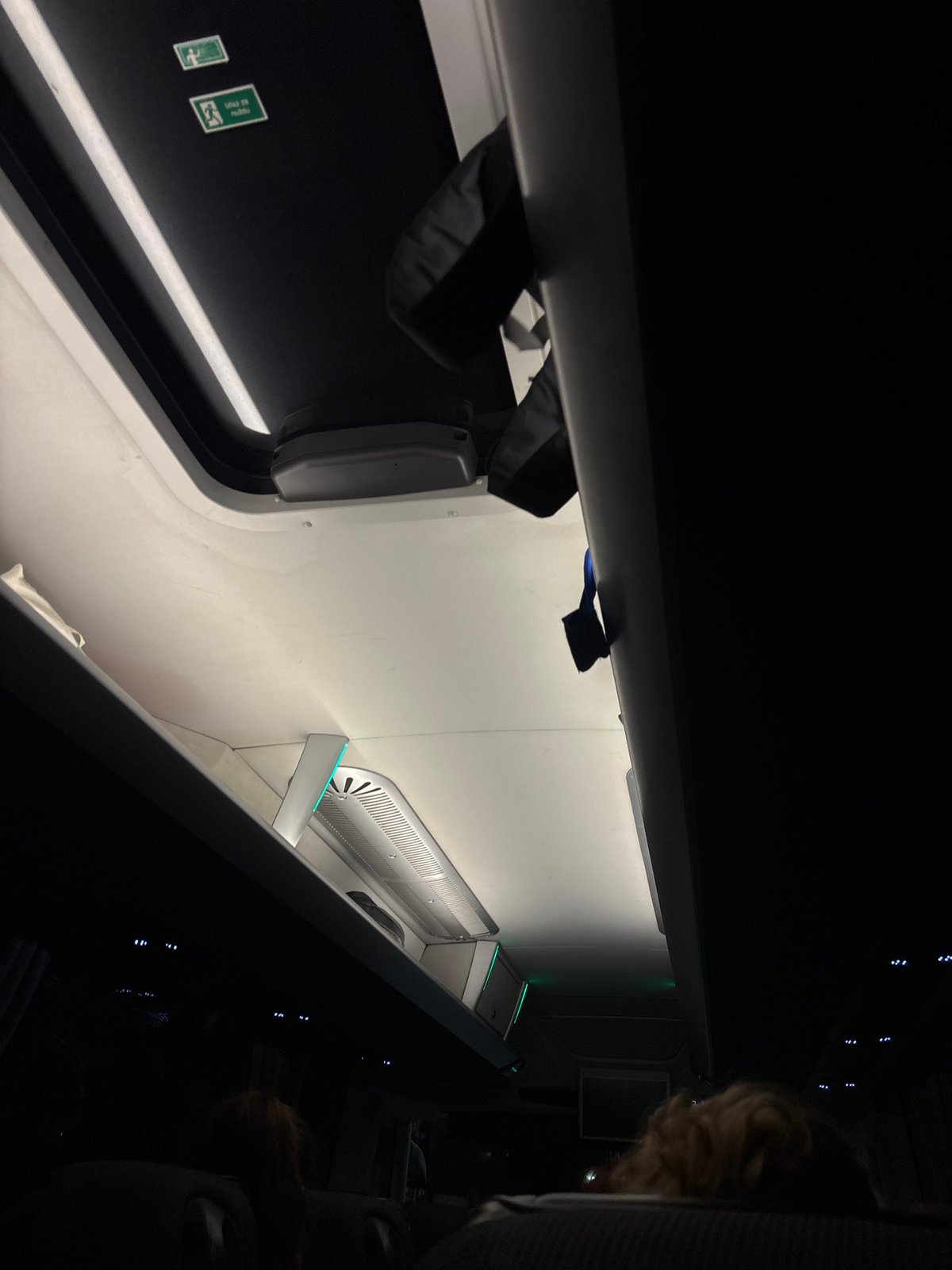 Passenger transport interior documented in Podgorica, Montenegro