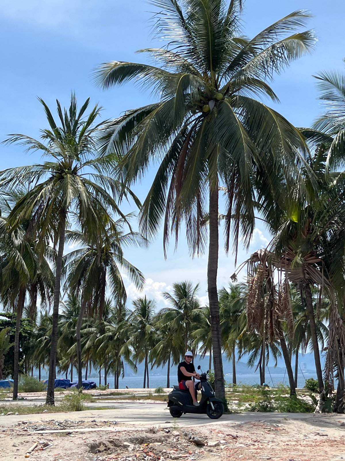 Early morning beach life documented in Nha Trang Ward