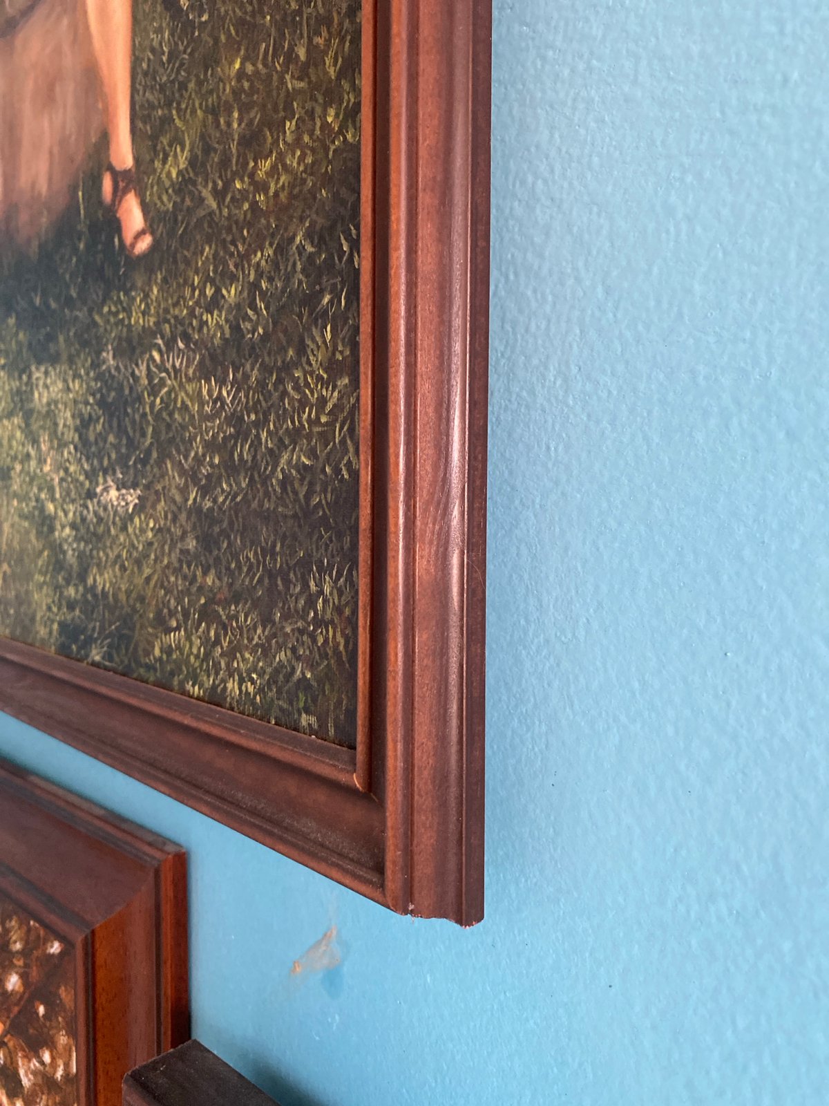 Resident documents personal art collection and household items in Bílina