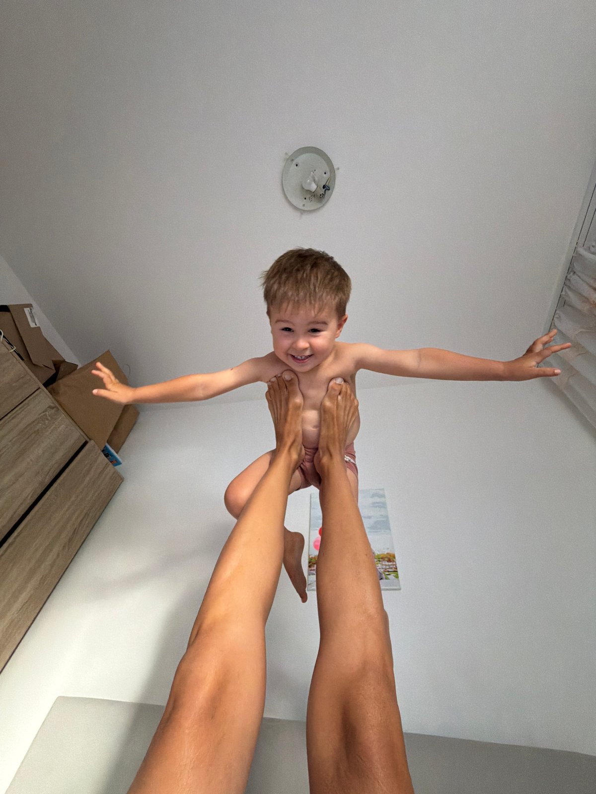 Playful afternoon with a toddler in Budva, Montenegro