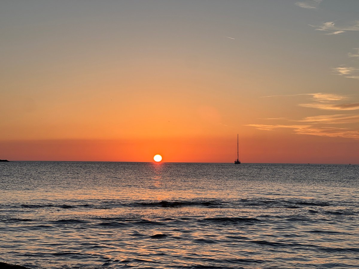 Mediterranean sunset from the Palermo coast, multiple angles