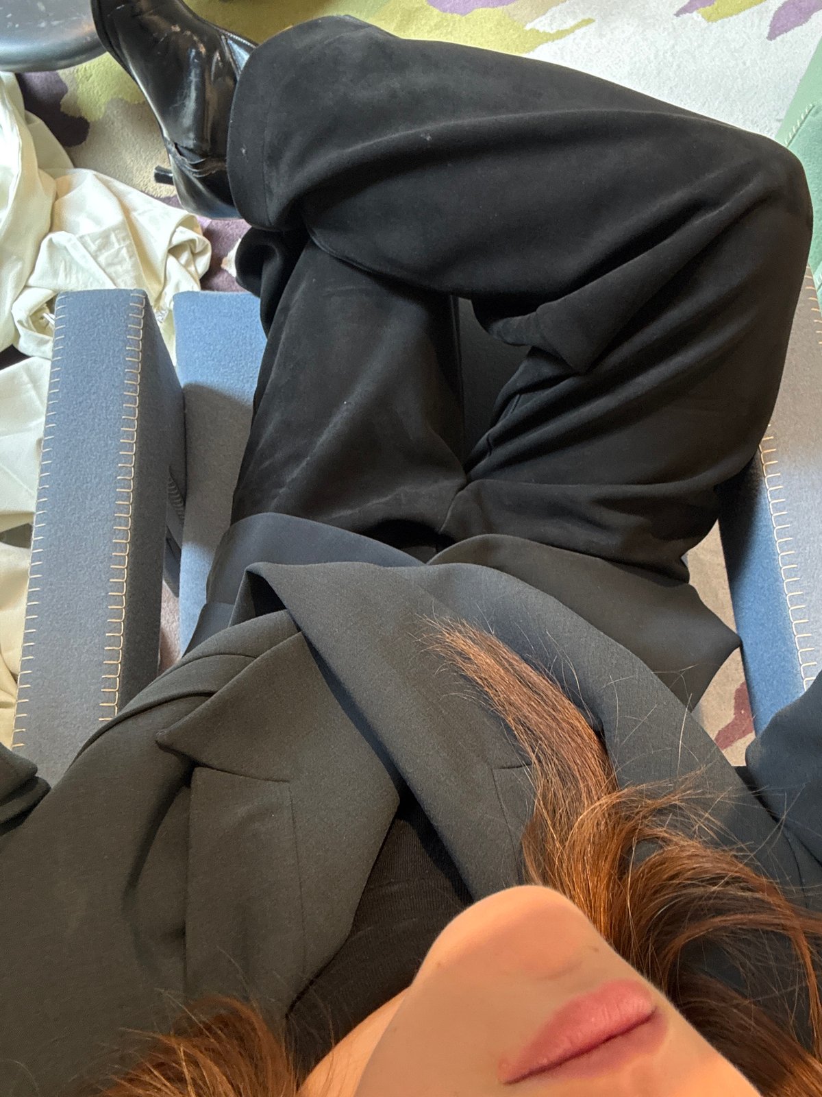 Parisians captured in casual indoor moments during morning hours