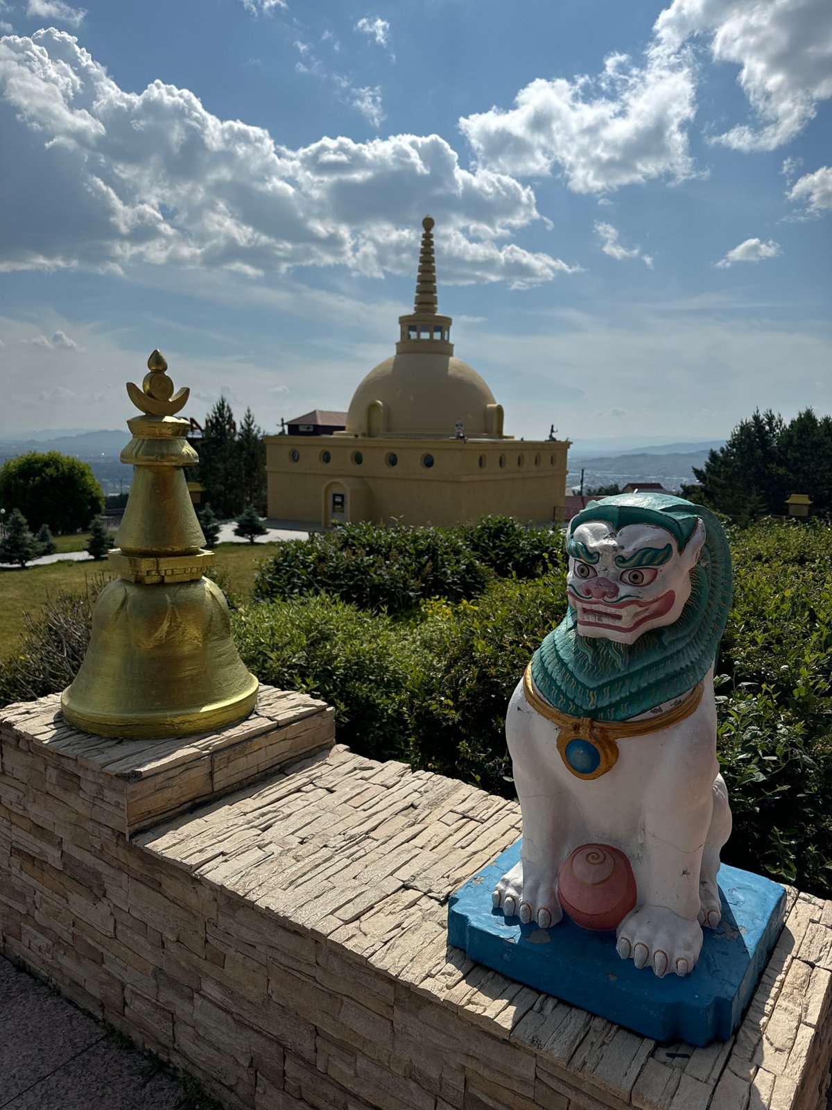 Inside the Ivolginsky Datsan Buddhist monastery, Ulan-Ude