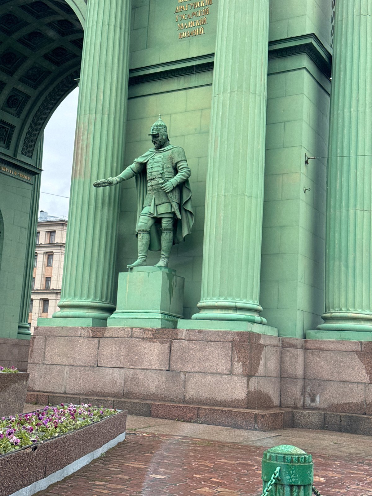 Morning documentation of Saint Petersburg monuments and streetscapes