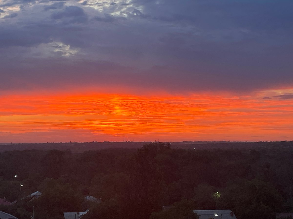 Novocherkassk sunset, multiple angles, July night