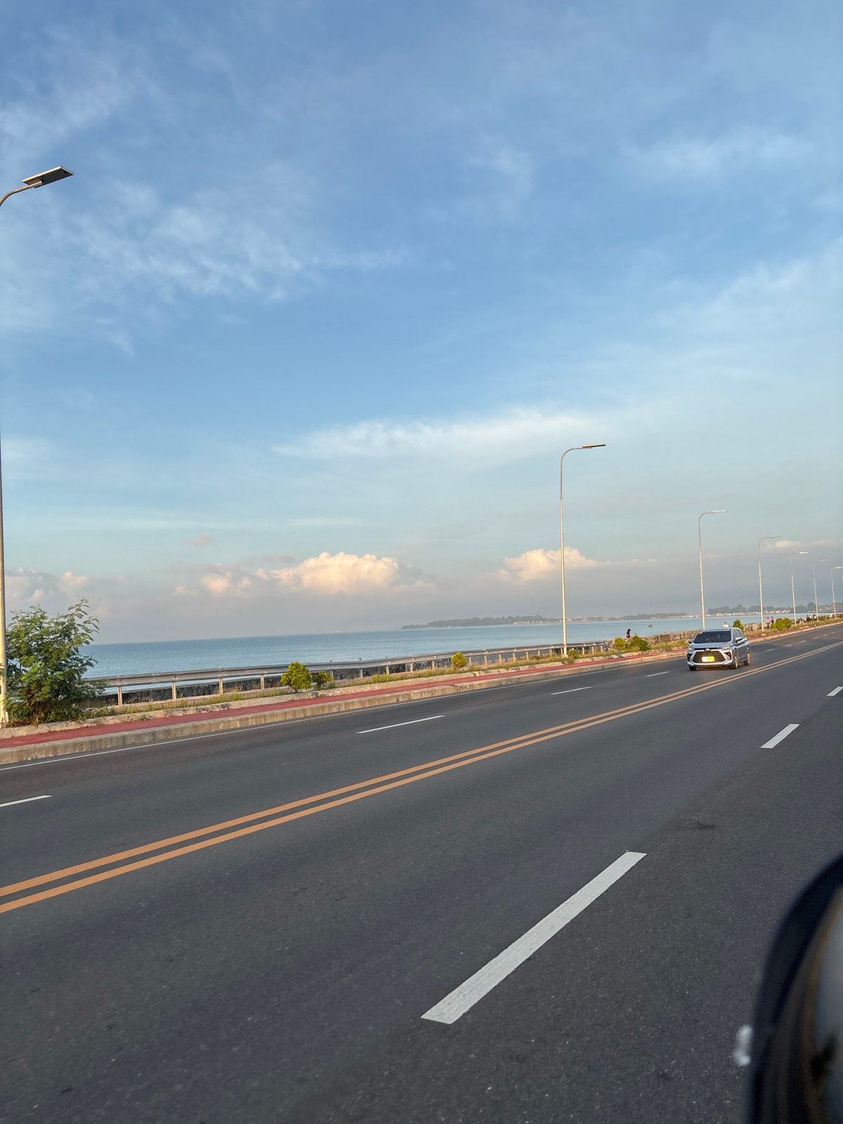 Evening motorcycle rides captured along Davao City coastal roads
