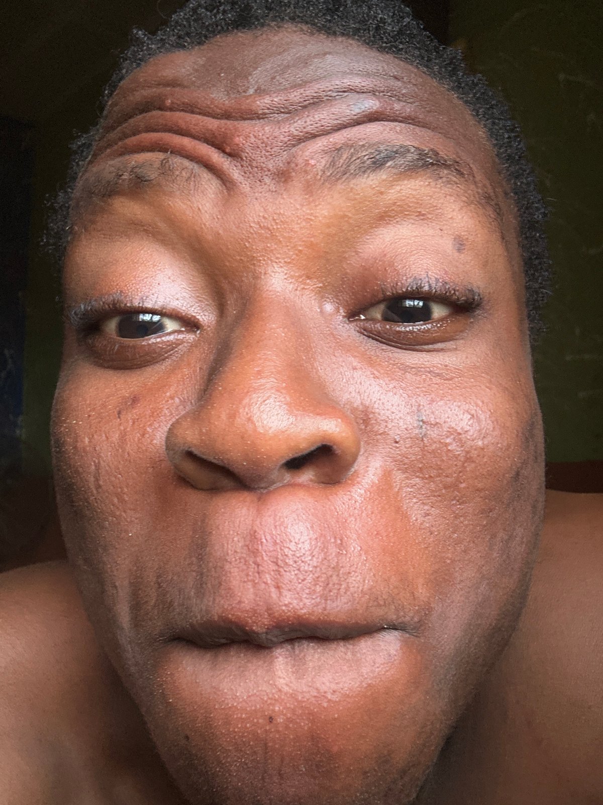 Portrait series captures individual in multiple close-up angles