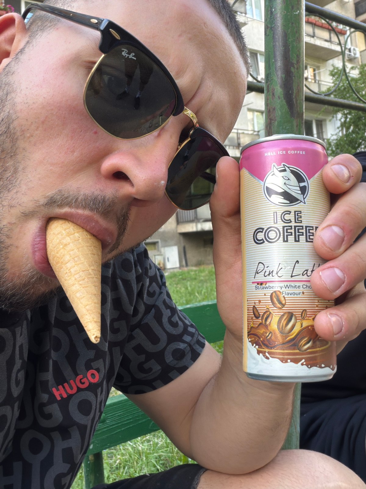Afternoon in Sofia: Ice cream, parks, orange cat