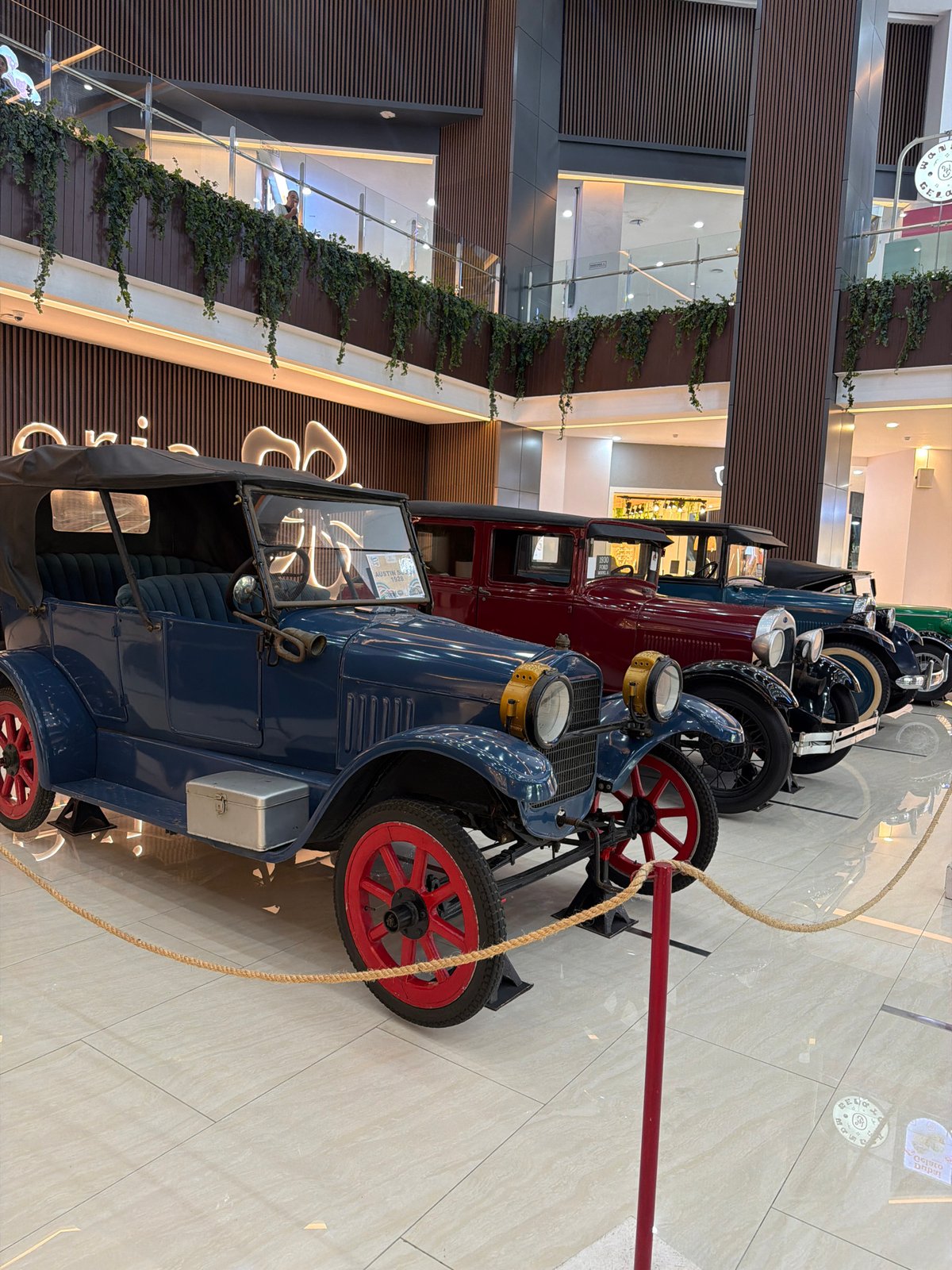 Vintage car exhibition displays classic automobiles in Kuta Indonesia