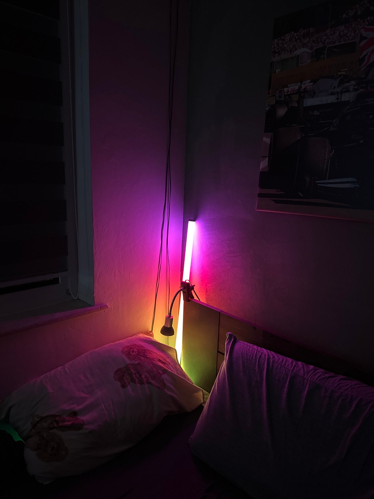 Indoor corner with LED lighting and decor in Varna