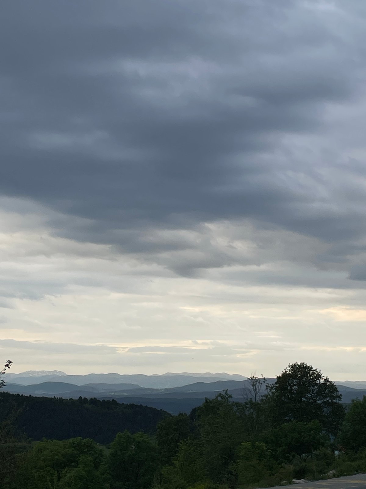Early morning landscape documented in Dolinice, Montenegro
