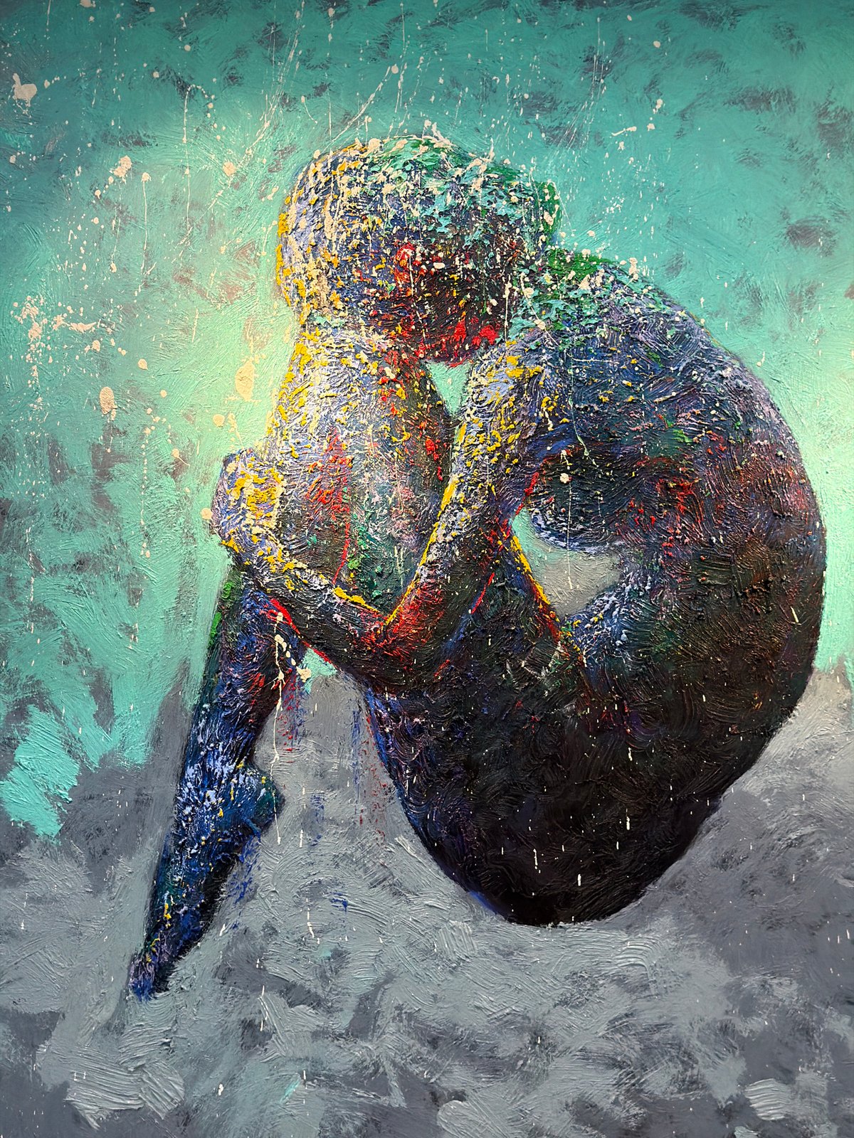 Art exhibition featuring Vietnamese and Buddhist paintings documented in Hanoi