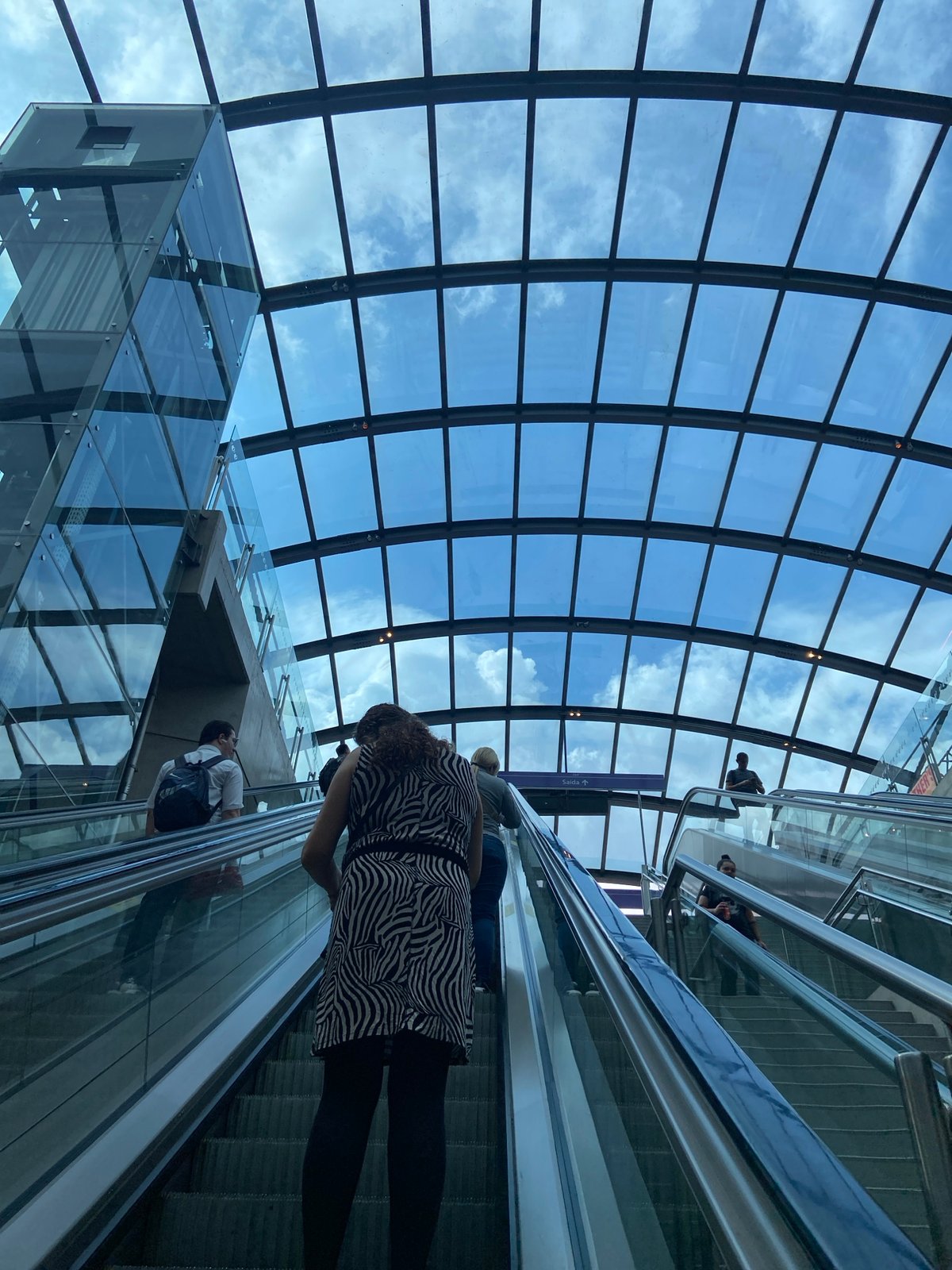 Modern glass-ceiling structure documented in São Paulo