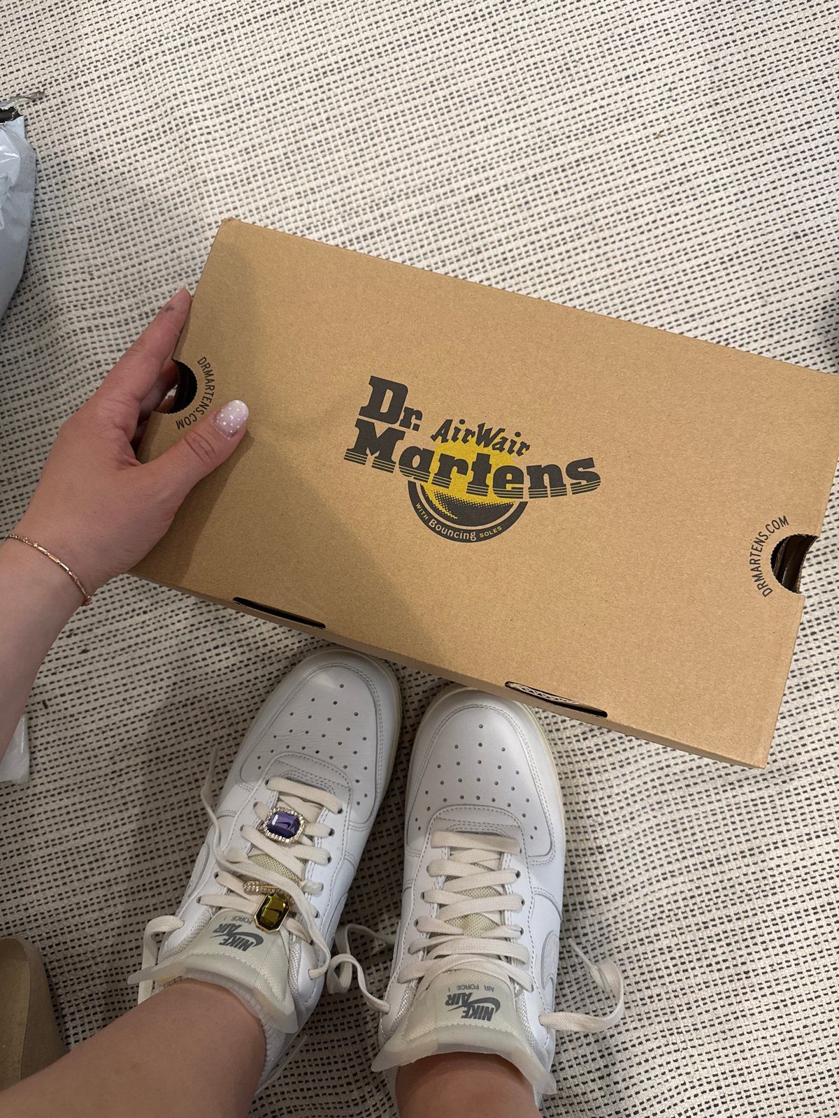 New shoes unboxed and displayed in Hainburg an der Donau