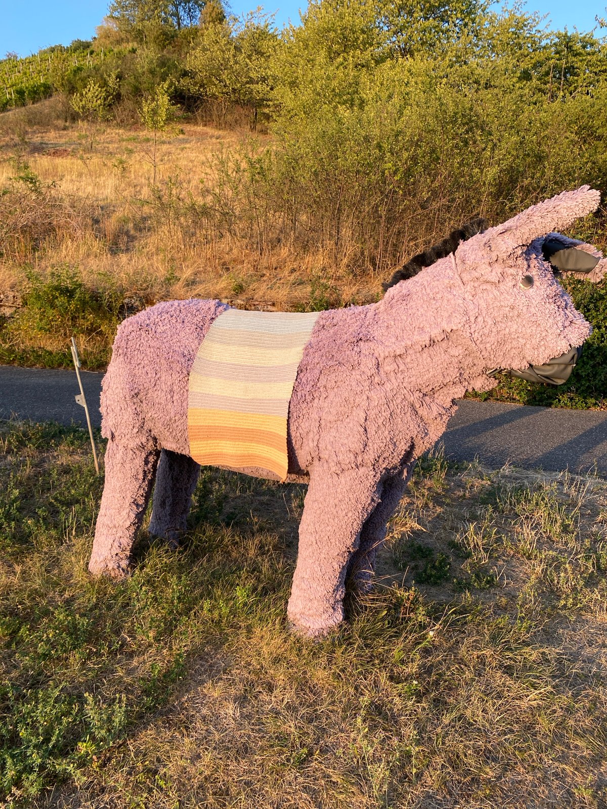 Outdoor sculpture walk through Korb, Germany