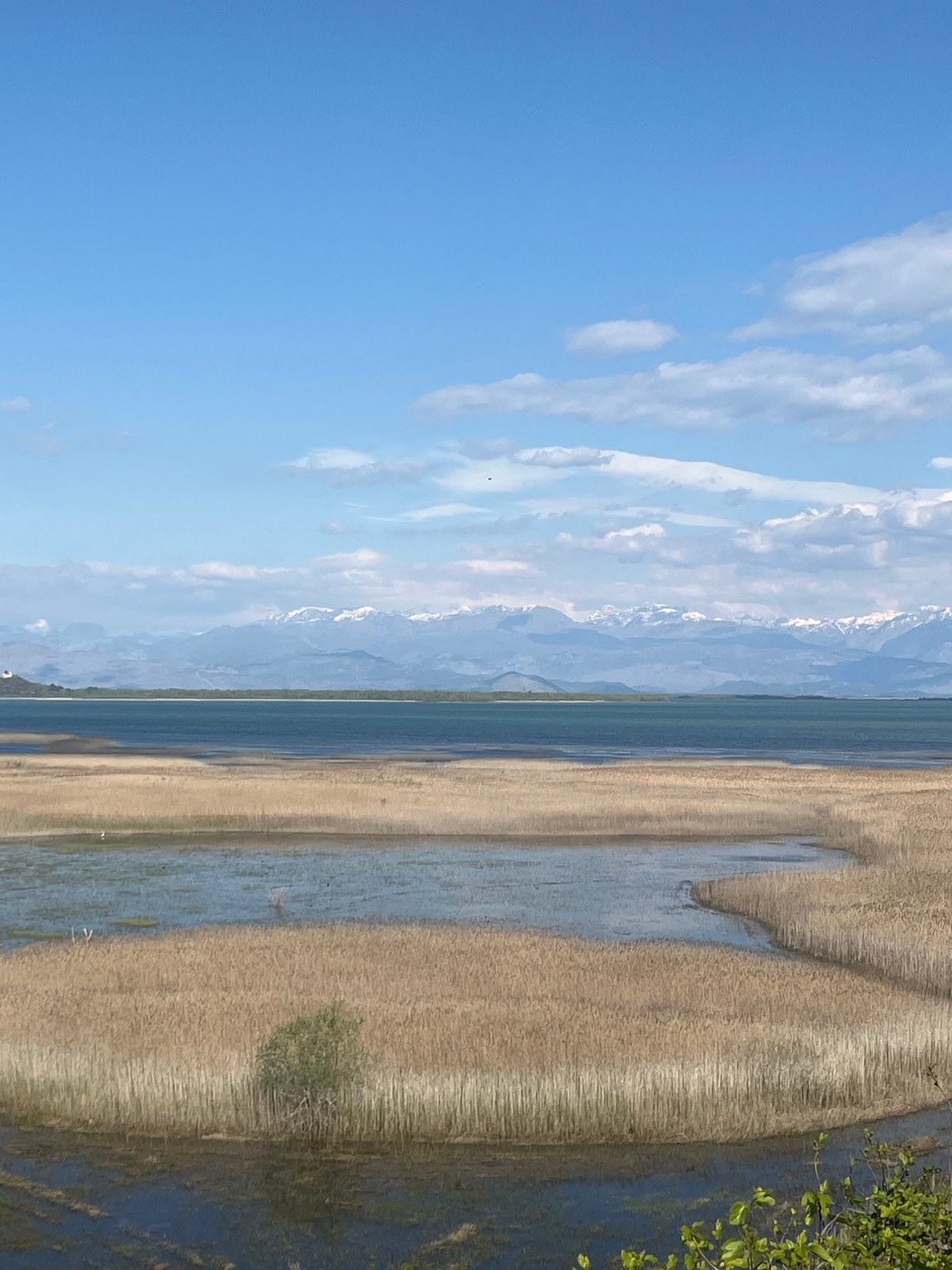 Clear skies and snow-capped mountains observed in Montenegro