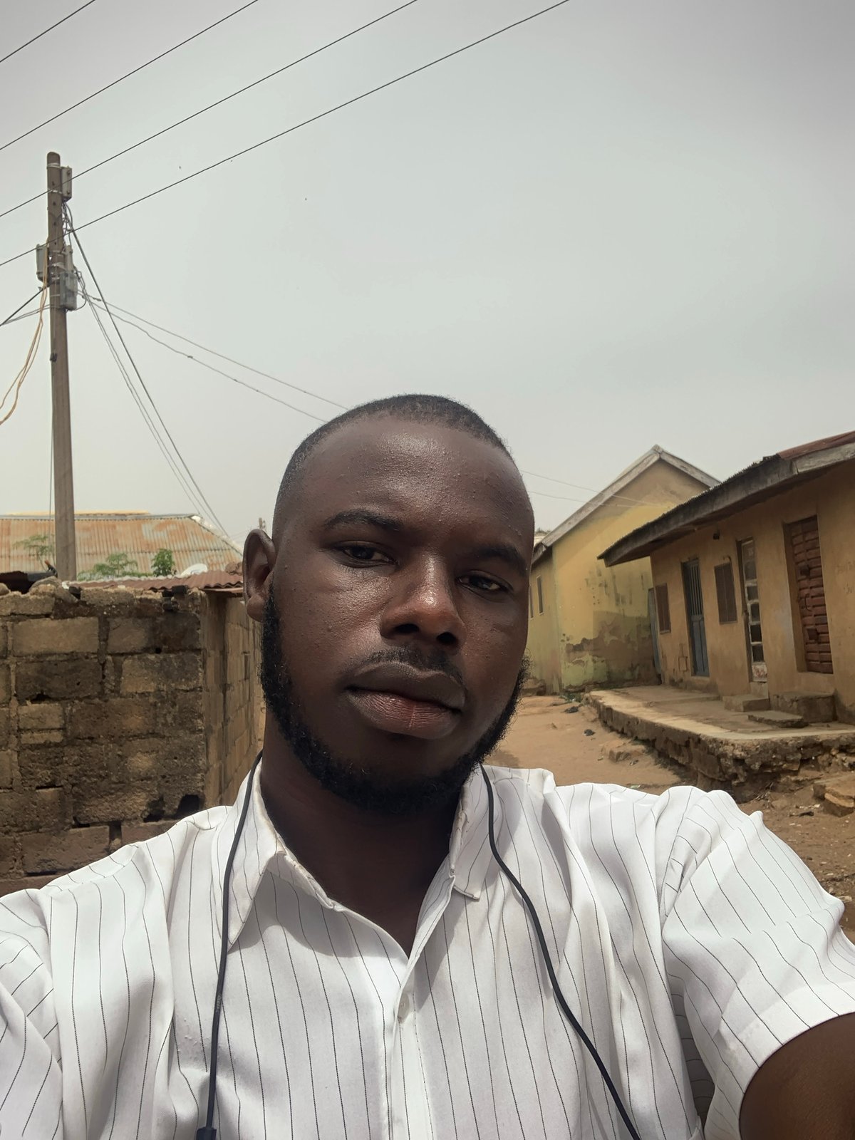 Daily life captured in Jos residential neighborhood