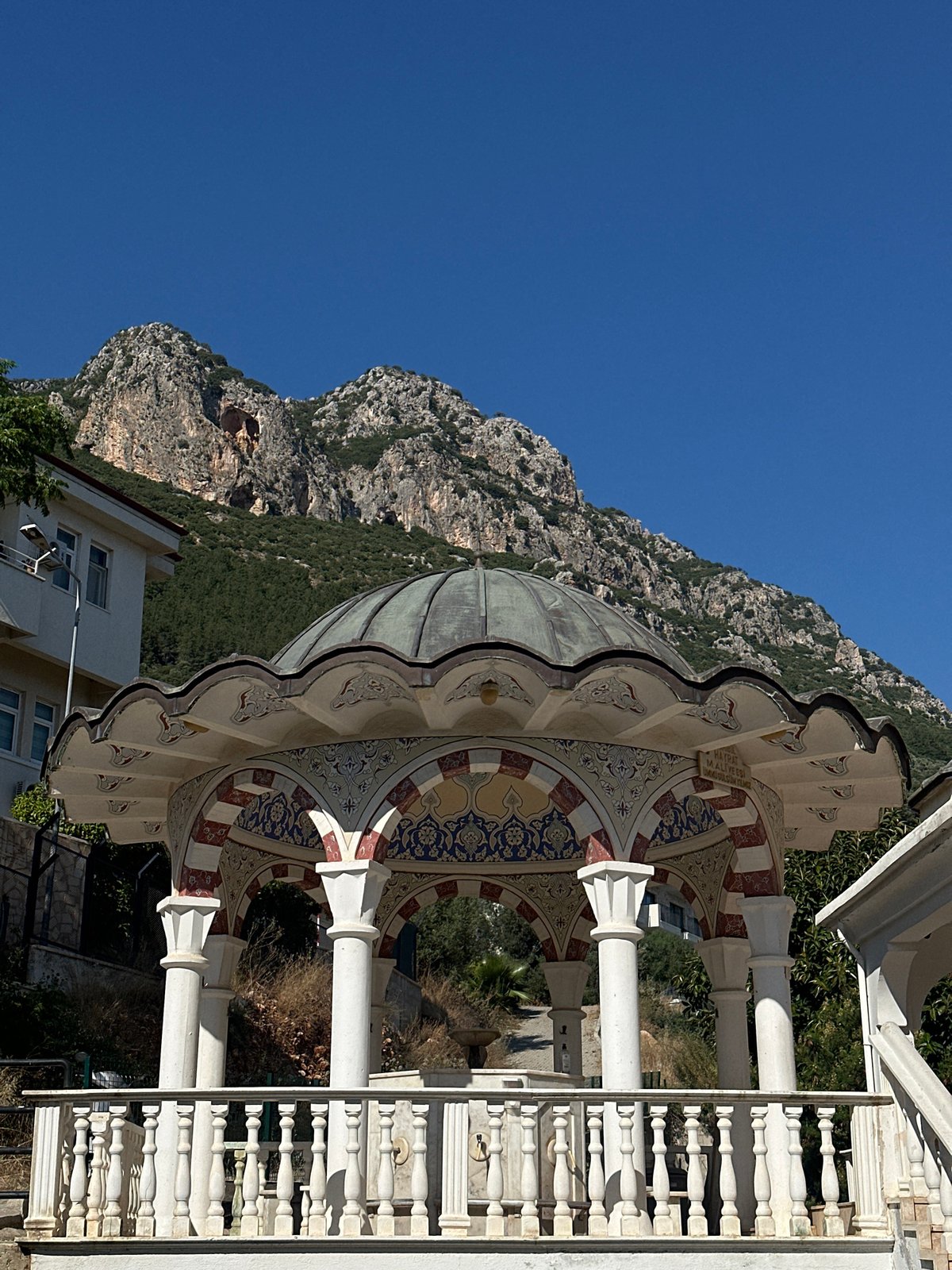 Sunlit architecture documented in Turkish coastal town Kaş