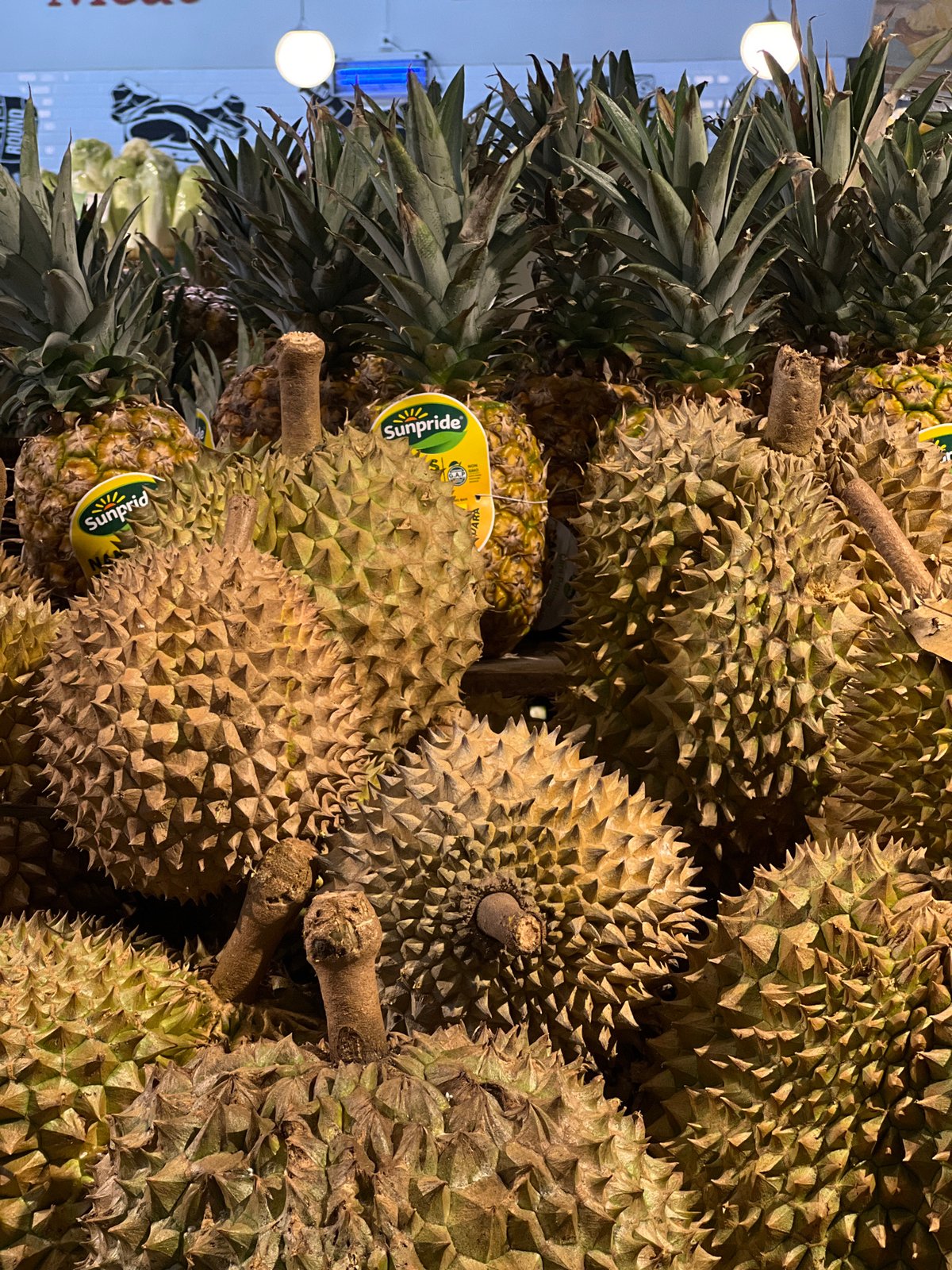 Tropical fruit display observed at North Kuta grocery store