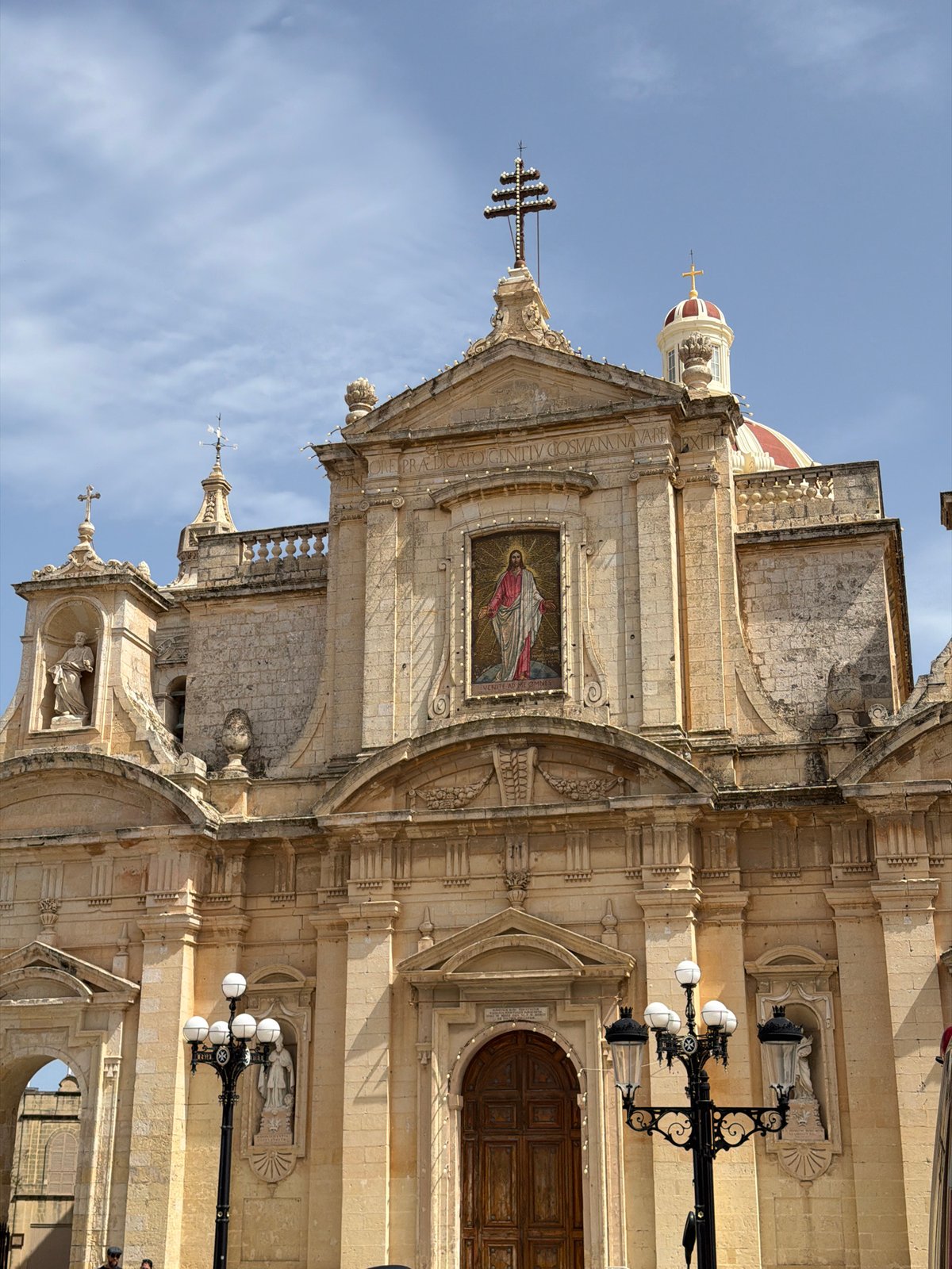 Historical building facade documented in Rabat, Malta