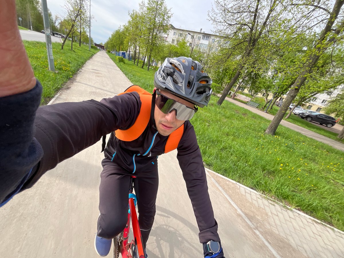 Casual photos and bike ride documented in Chaikovsky