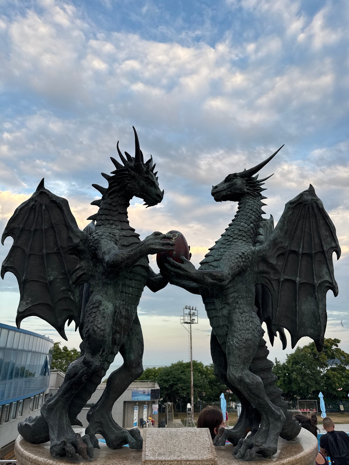 Bronze dragons and poolside competition in Varna, Bulgaria