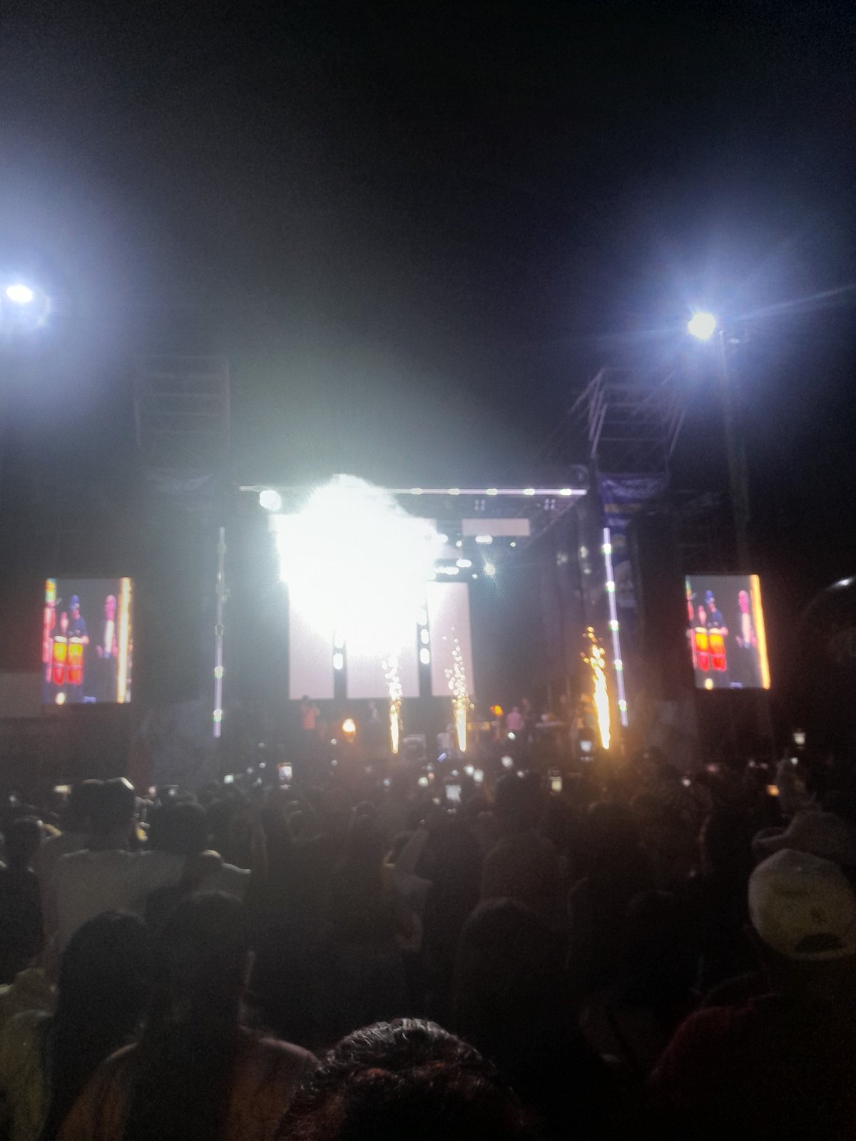 Los Hermanos Morelos perform nighttime concert in Tinaquillo, Venezuela