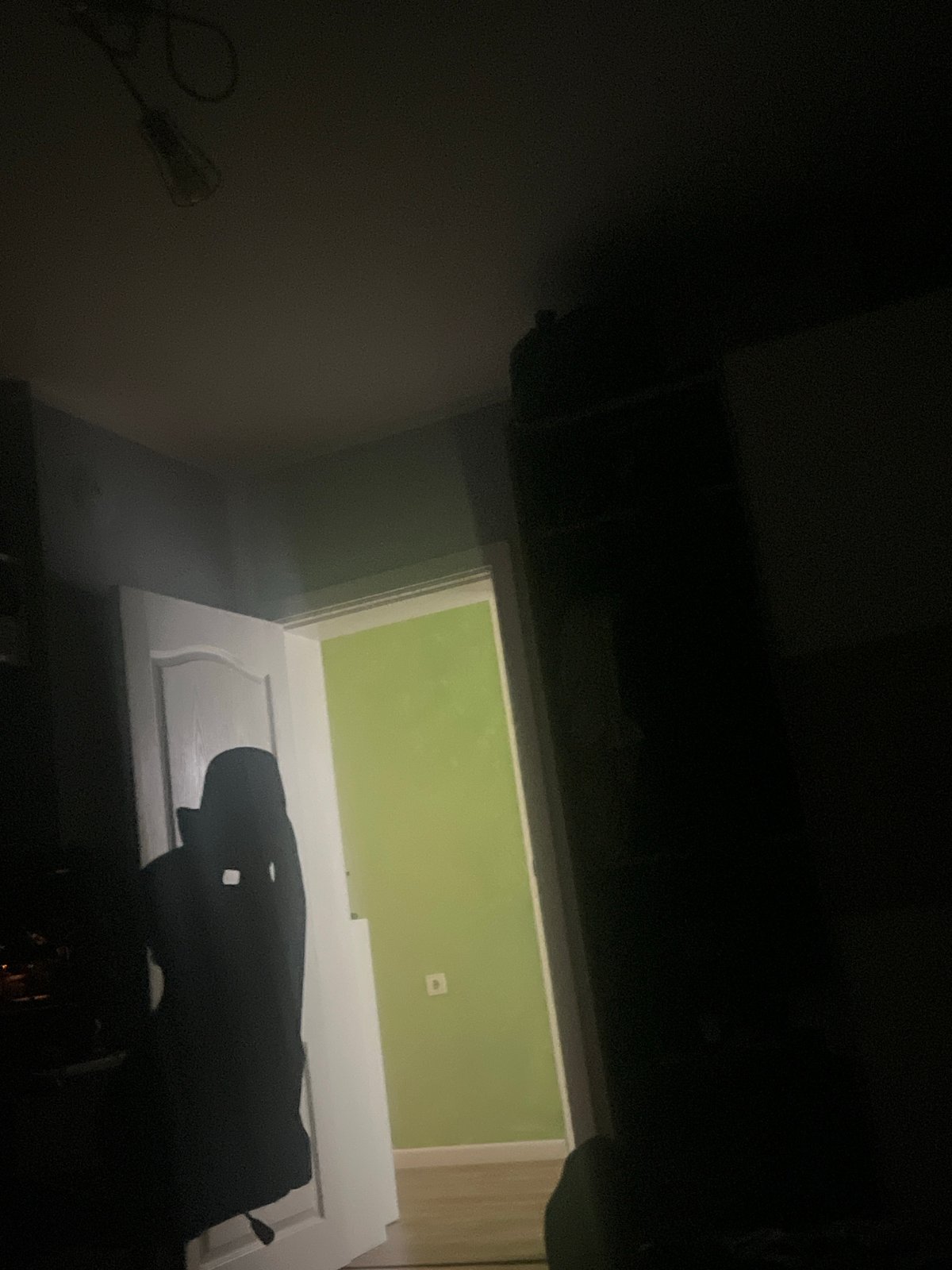 Anonymous witness captures abstract symbols and dark interior in Bulgaria