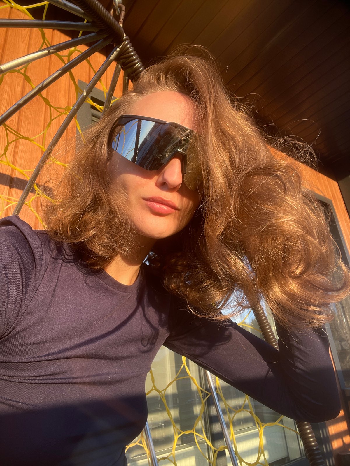 Relaxed afternoon hangout at a rustic outdoor spot in Russia