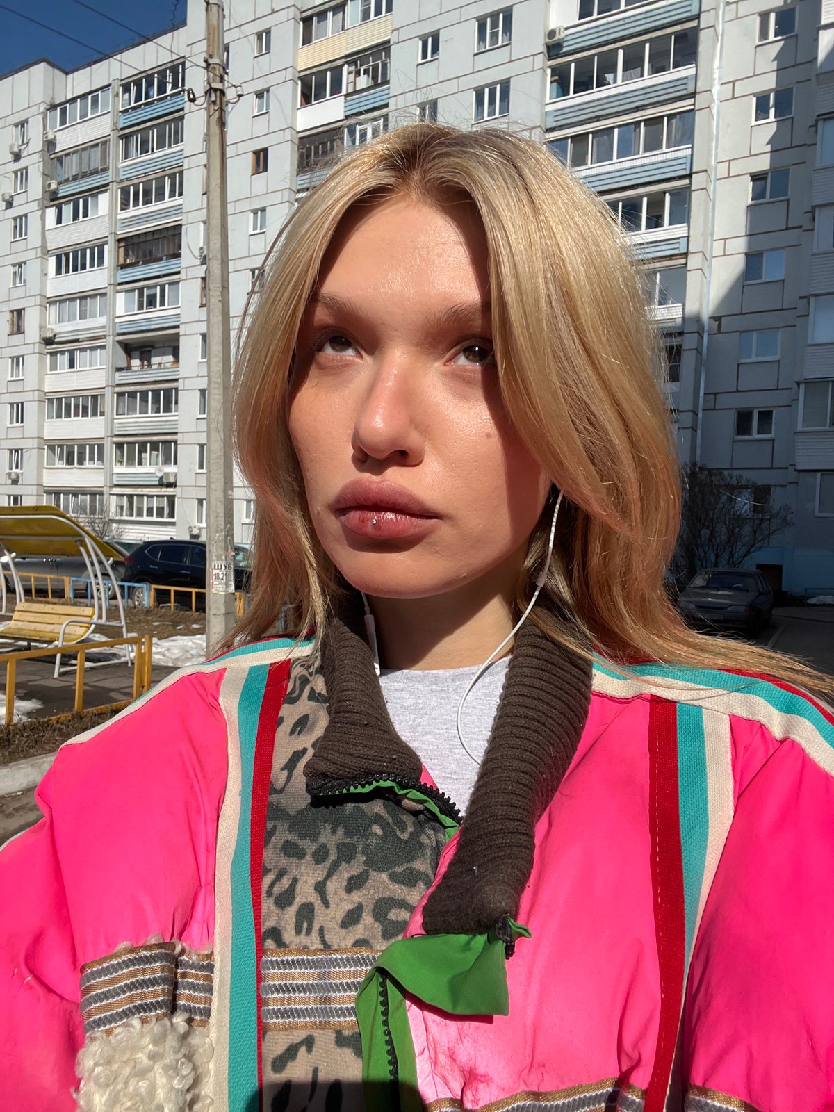 Morning life documented across Chaikovsky, Russia amid melting snow