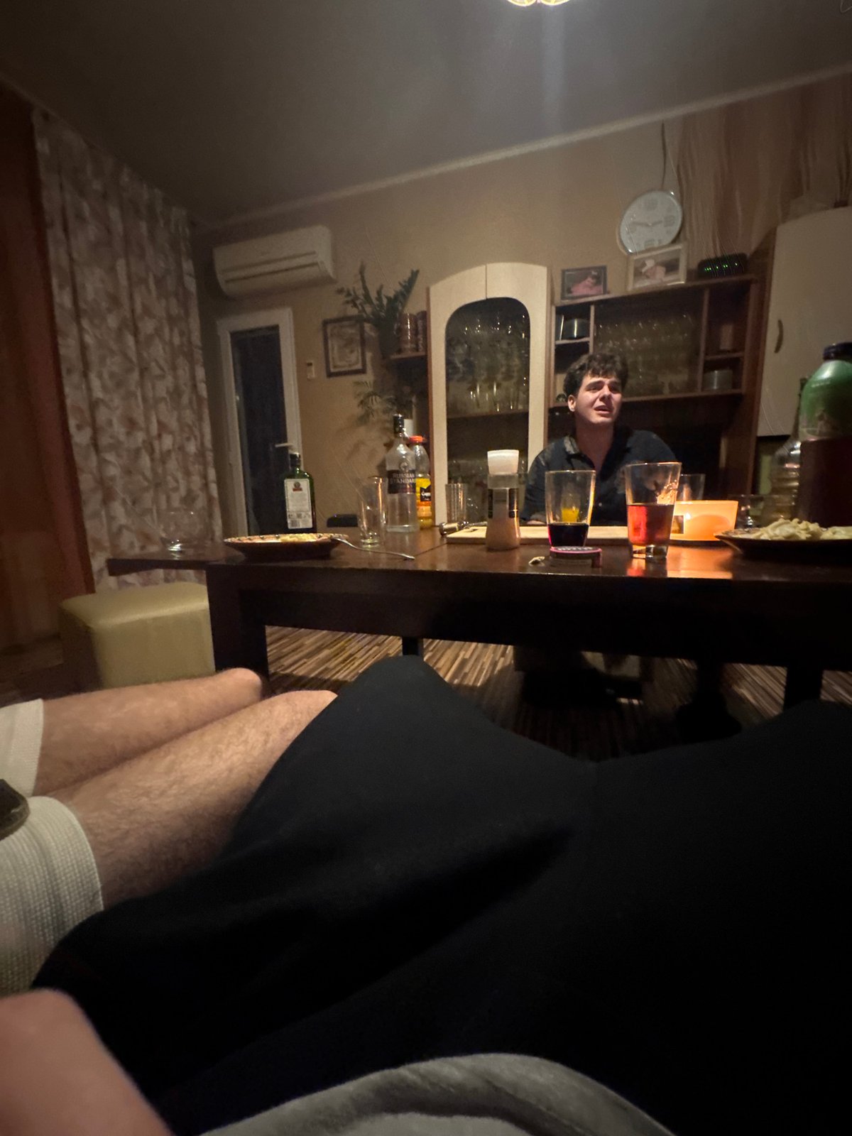 Evening house party documented in Sofia residential setting