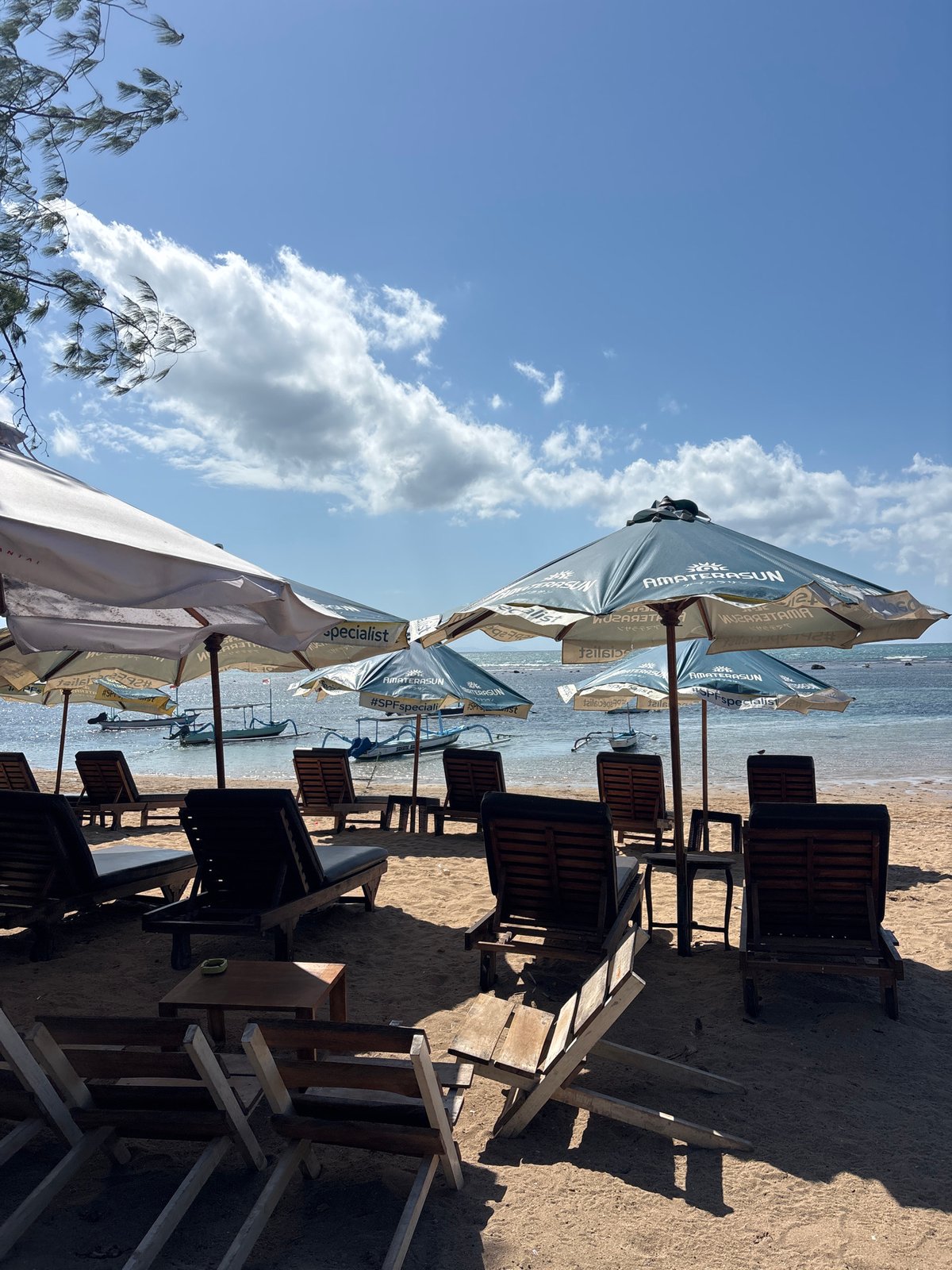 Quiet morning at Sanur Beach, Denpasar