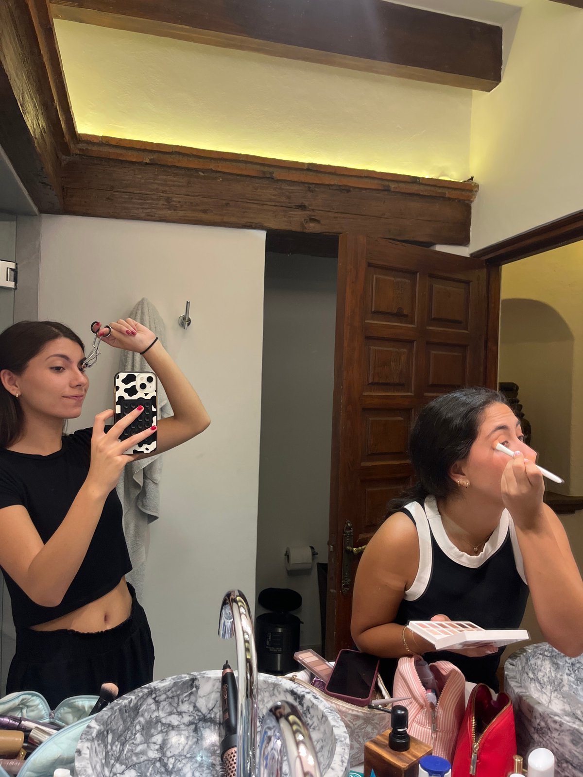Early morning domestic moments captured in Mexican home