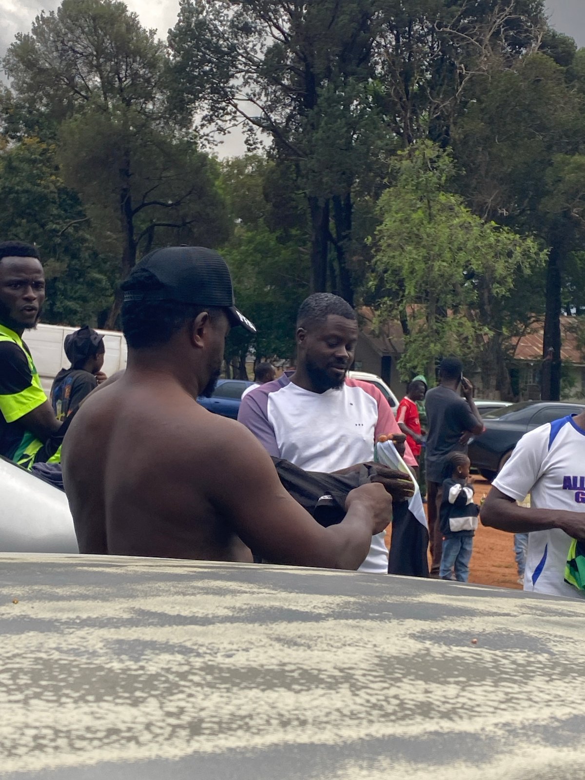 Soccer training session with children observed in Jos, Nigeria